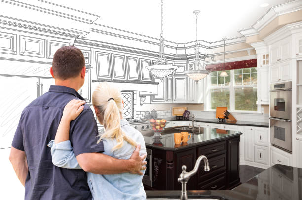 Custom kitchen cabinets installed in a Haverford home